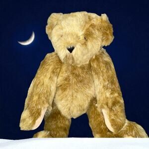 Vermont Teddy Bear Plush Stuffed Animal Jointed Arms Legs Nursery USA Made 12"
